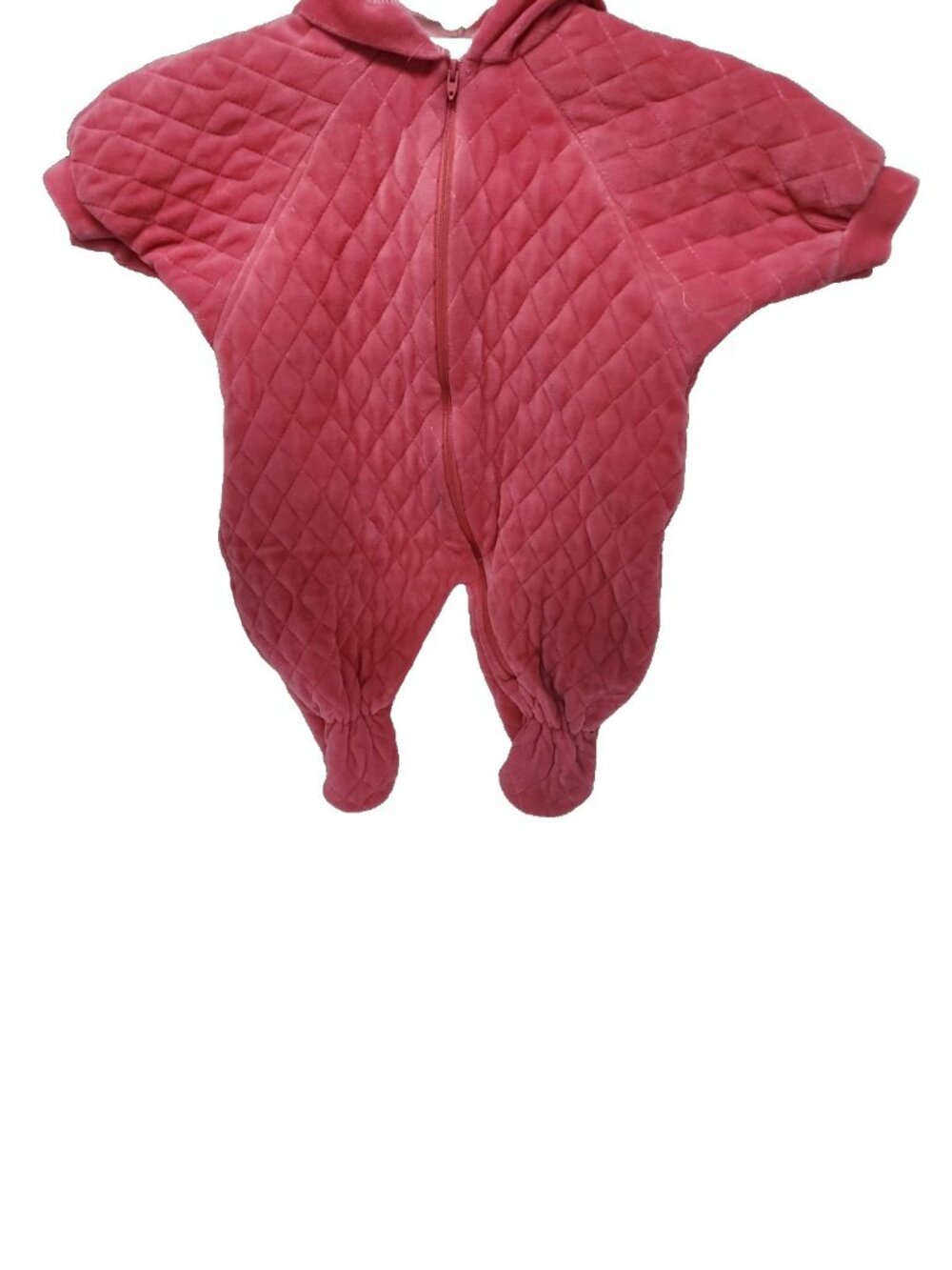Little Me Infant Girl's One Piece Snowsuit Pink Quilted Size 6 Month NWOT